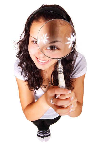 http://www.publicdomainpictures.net/view-image.php?image=4020&picture=woman-with-magnifying-glass