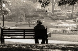 http://www.publicdomainpictures.net/view-image.php?image=47550&picture=woman-sitting-alone-on-a-bench