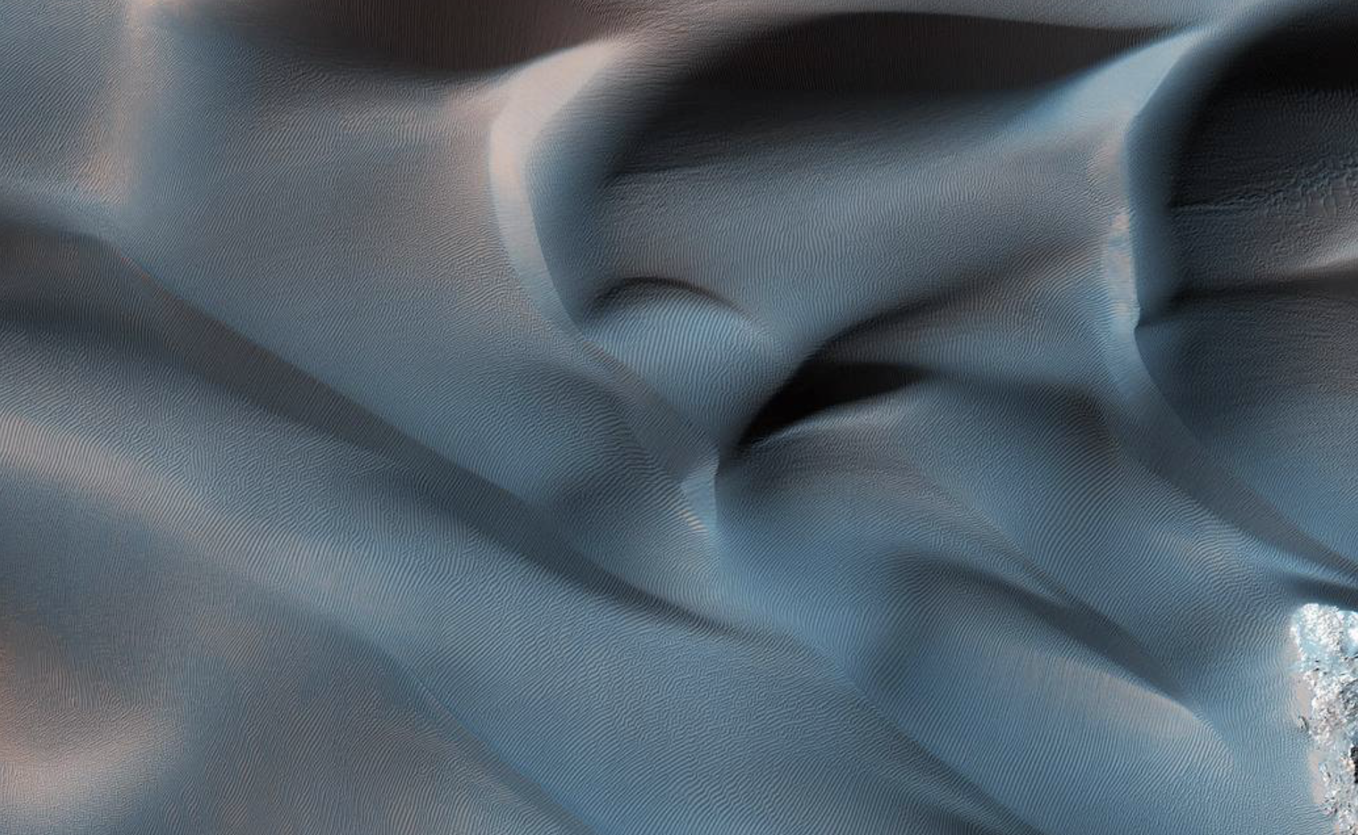 Hanging Sand Dunes within Coprates Chasma